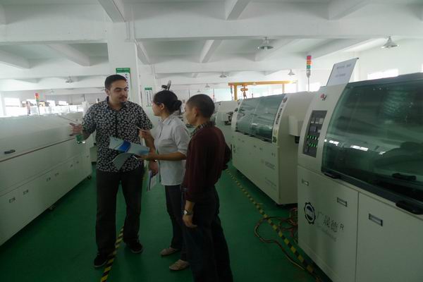 Egyptian customers order wave soldering reflow soldering